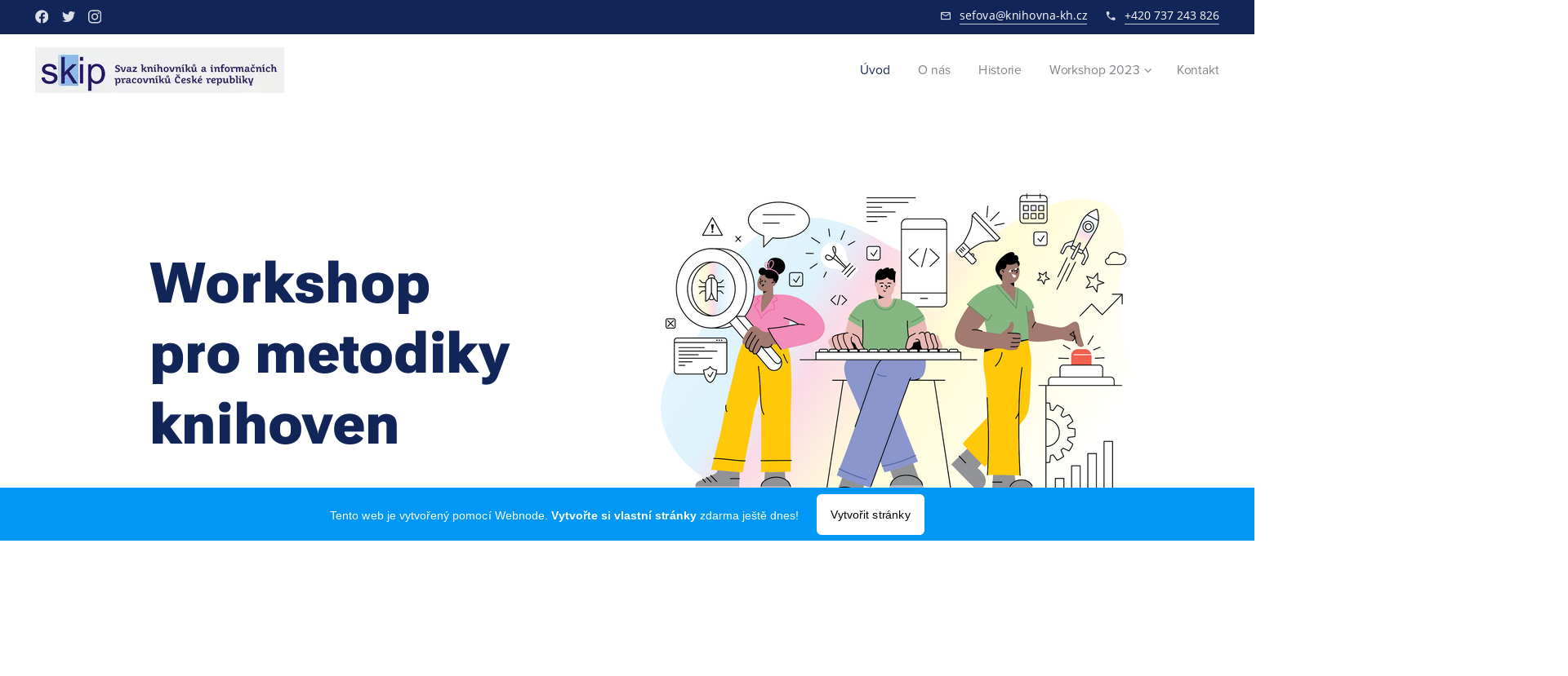 Workshop pro metodiky