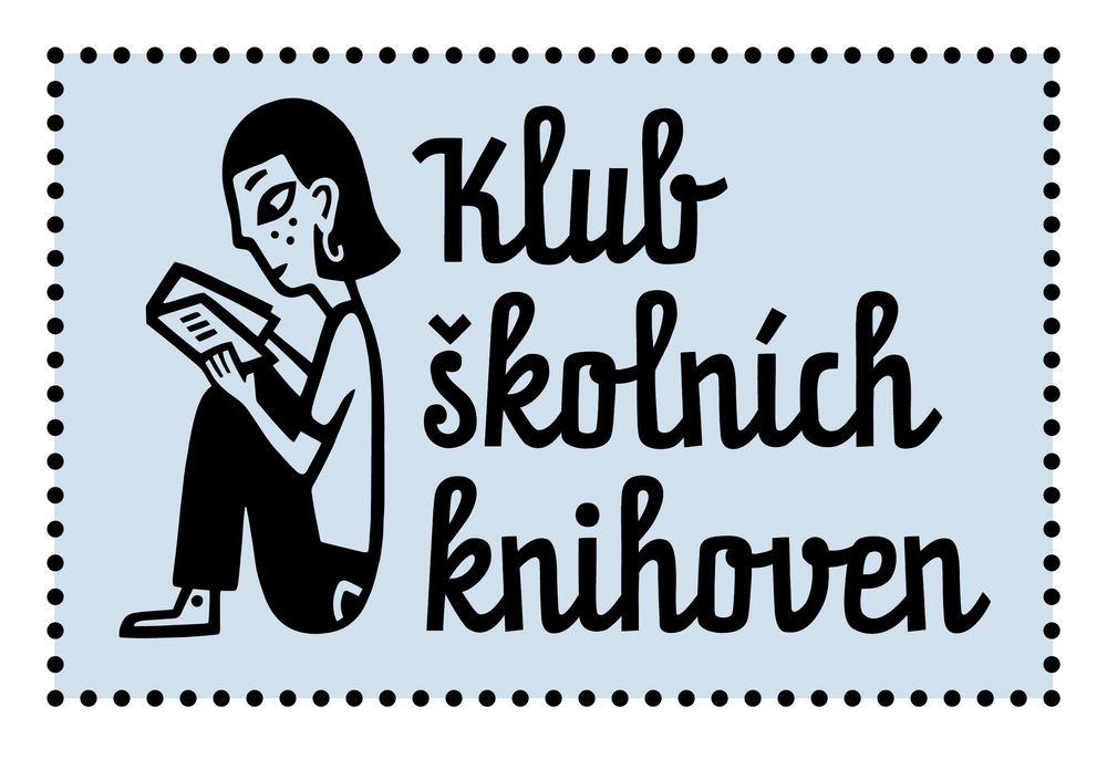 "Logo Klubu školních knihoven"