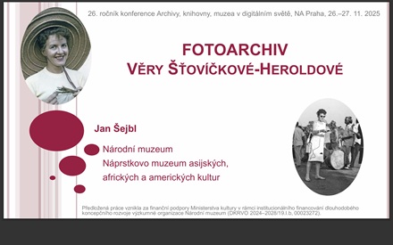Fotoarchiv Věry Šťovíčkové - Heroldové