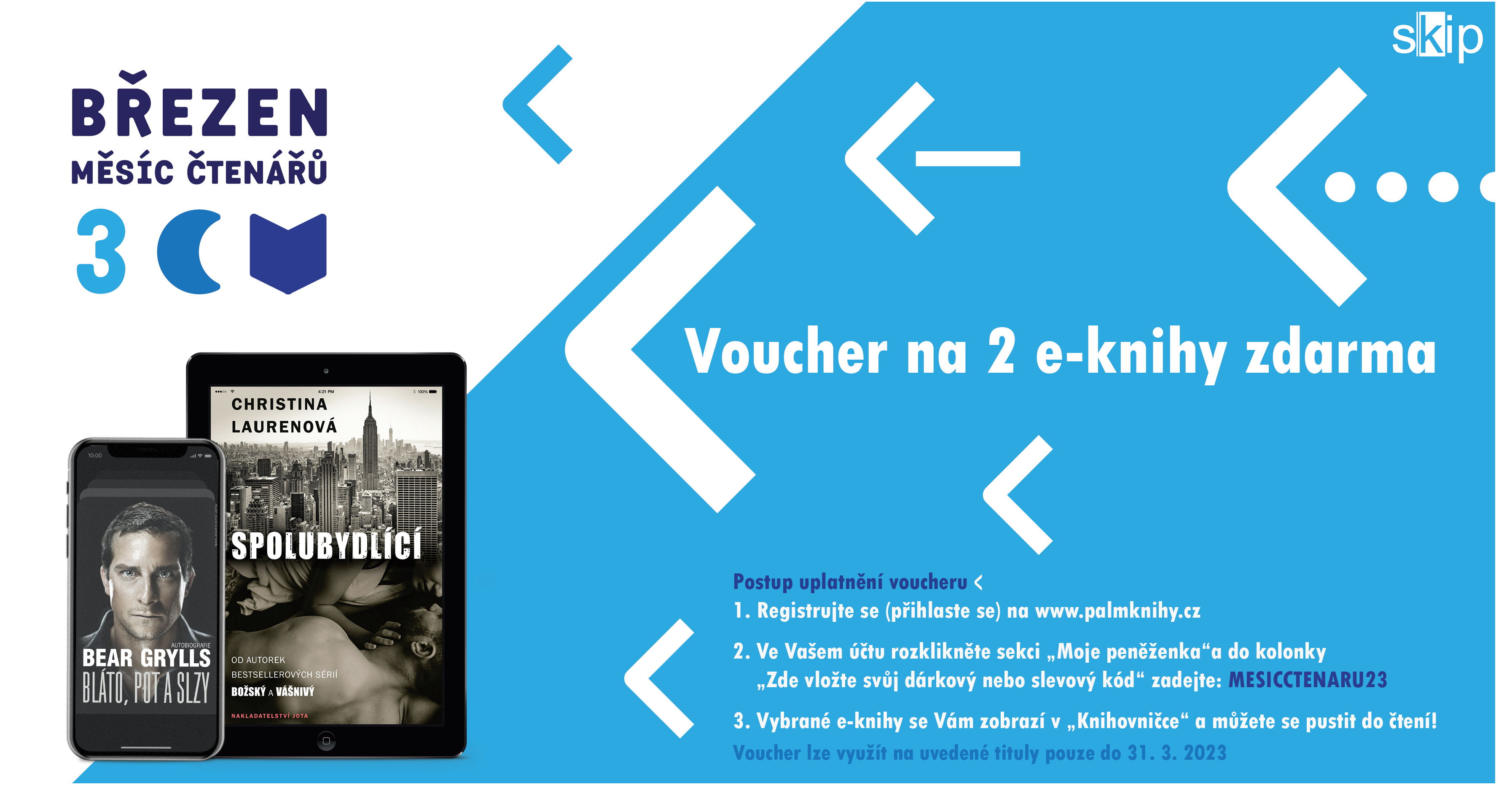 Voucher na e-knihy od společnosti Palmknihy