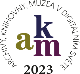 Archivy, knihovny, muzea v digitálním světě 2023 – logo