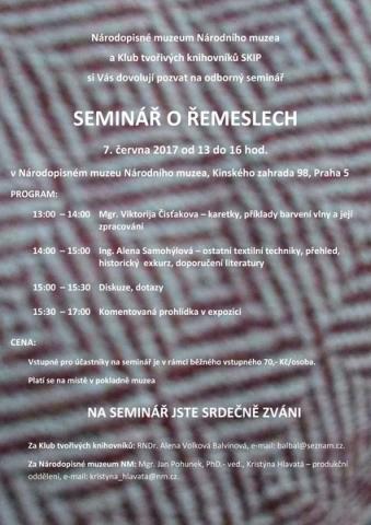 Seminář o řemeslech (2017)