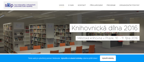 Knihovnická dílna 2016