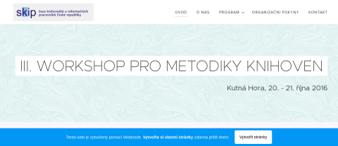 Workshop pro metodiky (2016)