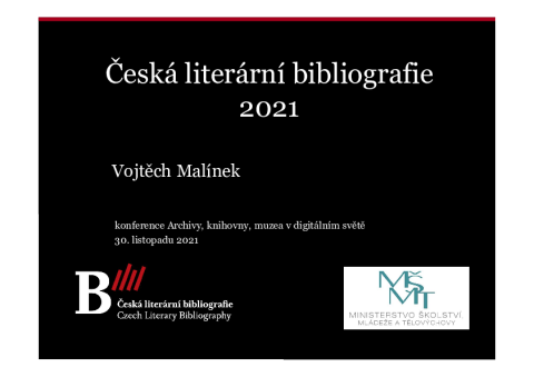 Česká literární bibliografie 2021