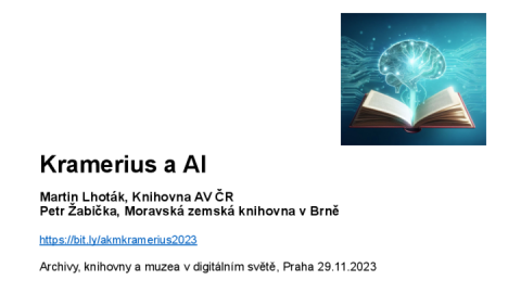 Kramerius a AI